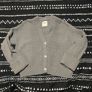 A&F Cameron Seed Stitch Cardigan in grey